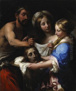 Salome With The Head Of Saint John The Baptist by Onorio Marinari