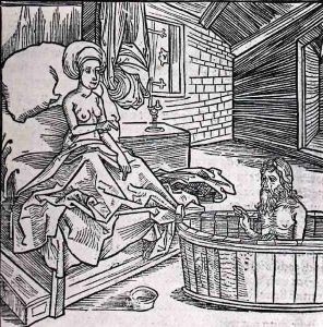 Women Cold Bath And L'Ermite by Albrecht Durer