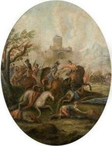 Reitergefecht by Antonio Maria Marini