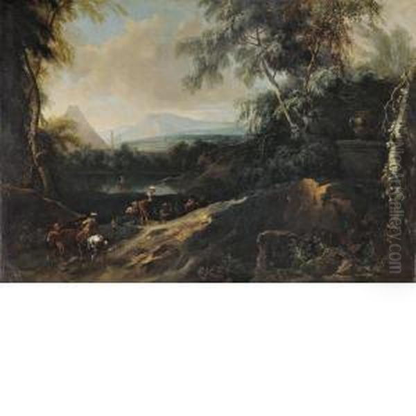 Cavalieri In Un Paesaggio - view 1