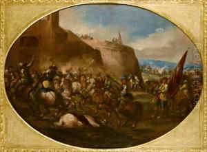 Battaglia Di Cavallieri by Antonio Maria Marini