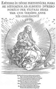 Life of the Virgin, Title-page in book form by Albrecht Durer