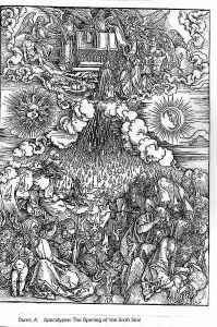 Opening Of The 5th And 6th Seal by Albrecht Durer
