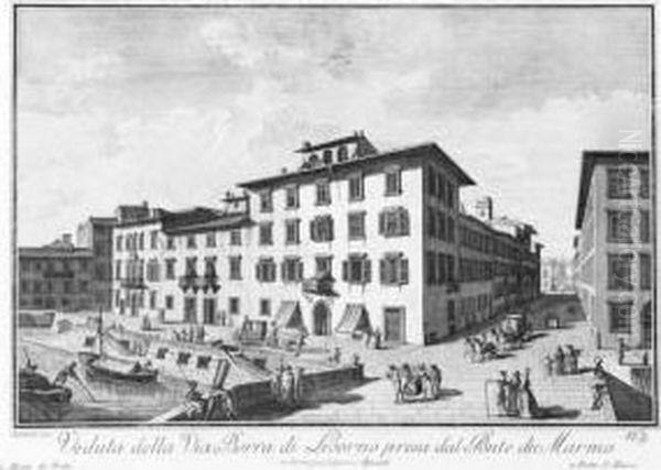 Collezione Delle Piu Belle Vedute Della Citta E Porto Di Livorno. - view 1