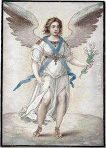 The Archangel Gabriel by Mariotti, Giovanni Battista