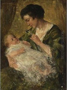 Mother And Child by Simon Maris