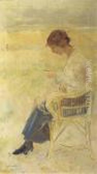 A Girl On The Beach - view 1