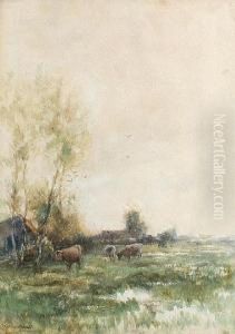 Cattle Grazing by Willem Maris