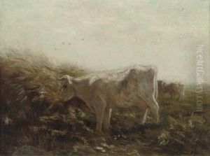 Cows In A Meadow by Willem Maris