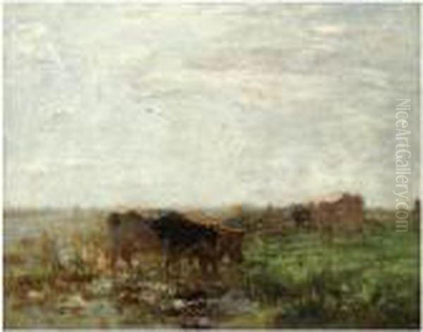 Cows At Pasture - view 1