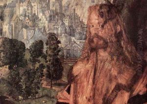 Feast of the Rose Garlands (detail 3) by Albrecht Durer