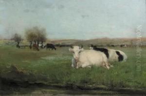 Koetjes In De Weide by Willem Maris
