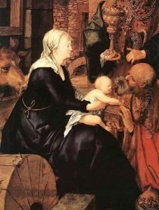 Adoration of the Magi (detail) by Albrecht Durer