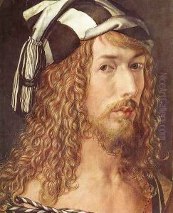 Self-Portrait at 26 (detail) by Albrecht Durer