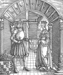 Triumphal Arch (detail 08) by Albrecht Durer