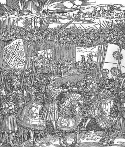 Triumphal Arch (detail 11) by Albrecht Durer