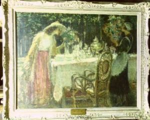 Preparing For Tea by Louis Mark