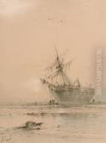 Low Tide At Leigh - view 1
