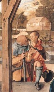 Paumgartner Altar (detail of central panel) by Albrecht Durer