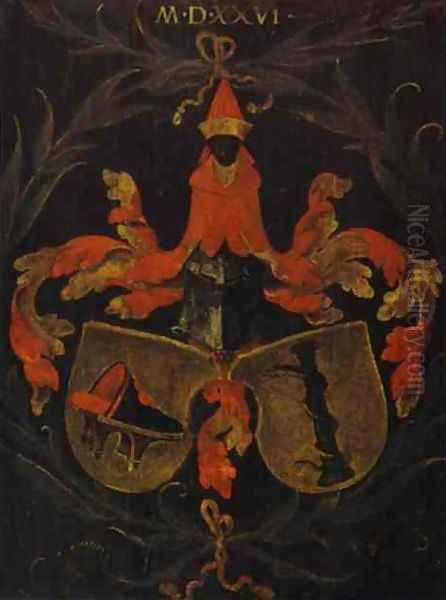 Protective cover of the Portrait of Hieronymus Holzschuher - view 1