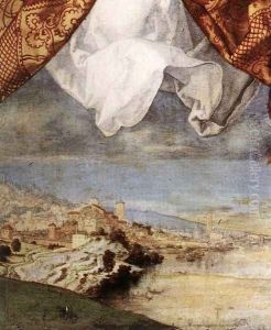 The Adoration of the Trinity (detail 5) by Albrecht Durer