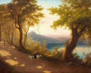 Paesaggio Con Veduta Di Castelgandolfo by Andreas Marko