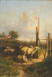 Paesaggio Con Gregge by Andreas Marko