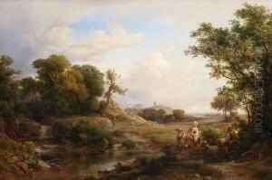Italienische
Gebirgslandschaft: by Karl I Marko