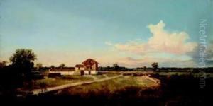 Veduta Di Campagna Con Fattoria by Karoly Marko