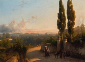 View Above Florence by Andras Markos