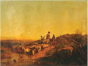 Crossing The Stream by Andras Markos