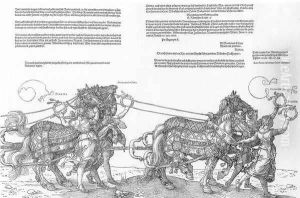 Triumphal Chariot (7-8) by Albrecht Durer