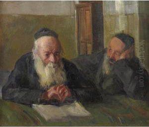 Two Scholars by Artur Markowicz