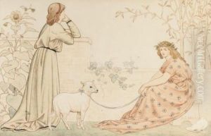 Pre-raphaelite Figure Pre-raphaelite Figure