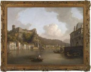 A View Of The Chateau De Pierre-encise On The Rhone, Lyon