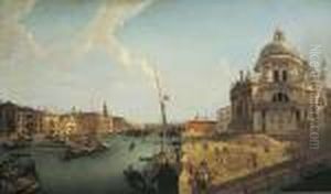 Vue Du Grand Canal Et De La Basilique Santa Maria Della
 Salute