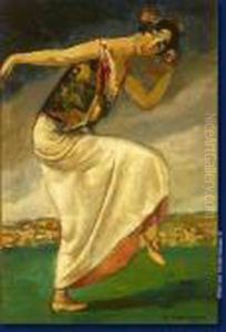 Espagnole Dansant by Ernest Marneffe