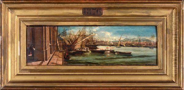 Le Vieux Port De Marseille, Vue De La Porte De La Douane - view 1