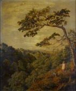 The Valley Of The Dargle Looking Towards Bray, Co Wicklow, Ireland by James Richard Marquis