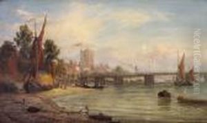 Loading Hay For The London Market by James Richard Marquis
