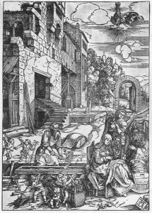 Life of the Virgin 14. The Rest during the Flight to Egypt by Albrecht Durer