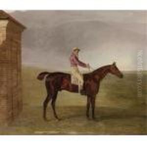 Mr Henry Vansittart's Chestnut Colt Burleigh With Sam Chifney Up by Benjamin Marshall