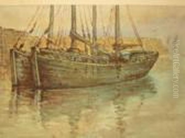 Moored Fishing Boats - view 1
