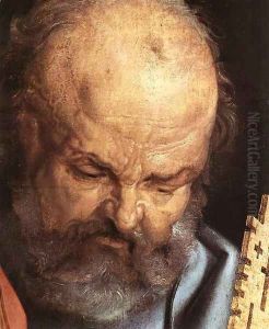 The Four Holy Men (detail) by Albrecht Durer