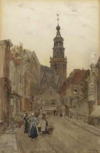 A Street In Rotterdam by Herbert Menzies Marshall
