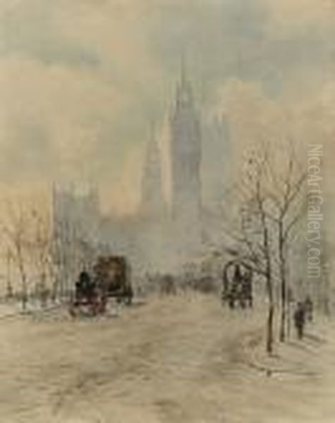 A Winter Morning, Westminster - view 1