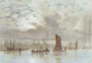 View Of Greenwich From Across The Thames by Herbert Menzies Marshall