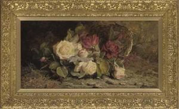 Roses On A Mossy Bank - view 1