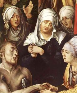 Lamentation for Christ (detail) by Albrecht Durer