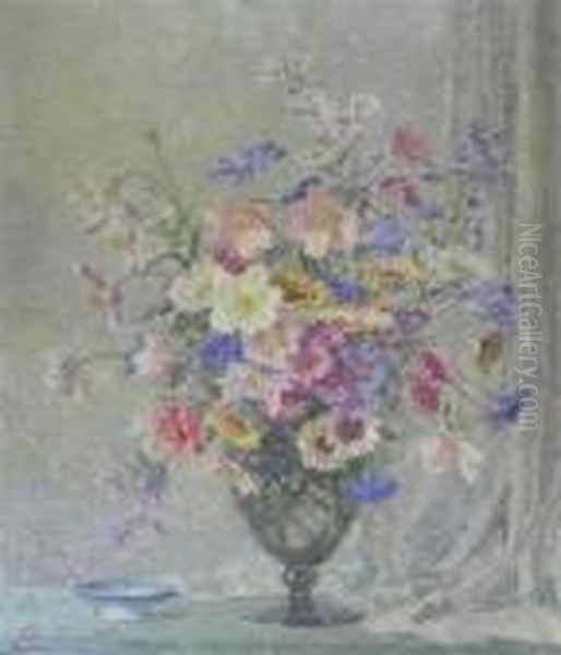 Still Life Of Summer Flowers - view 1